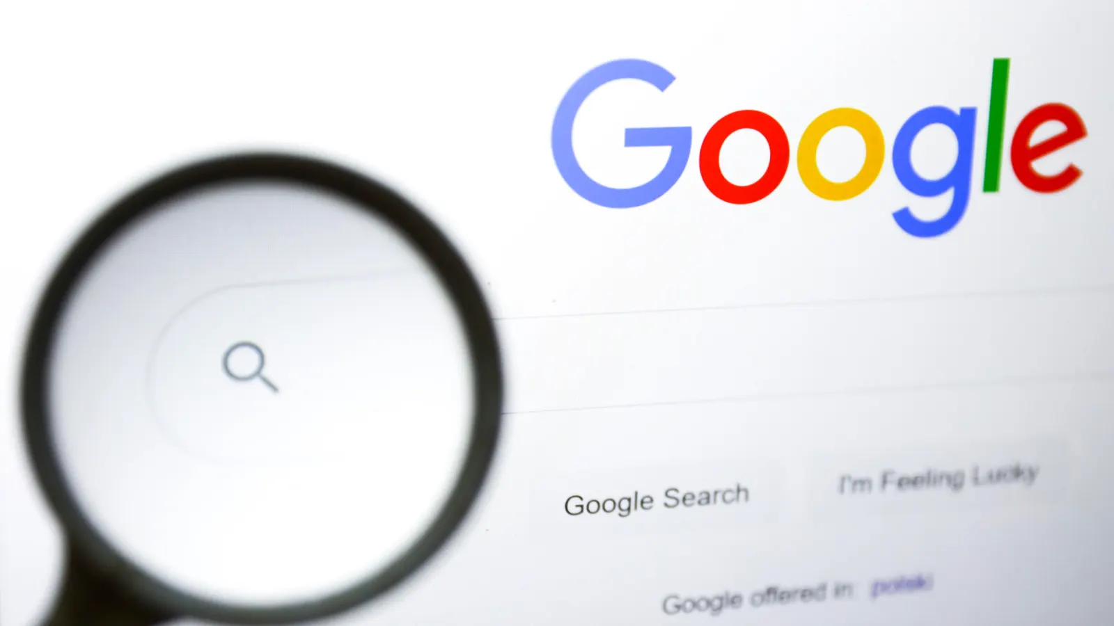 Google search window