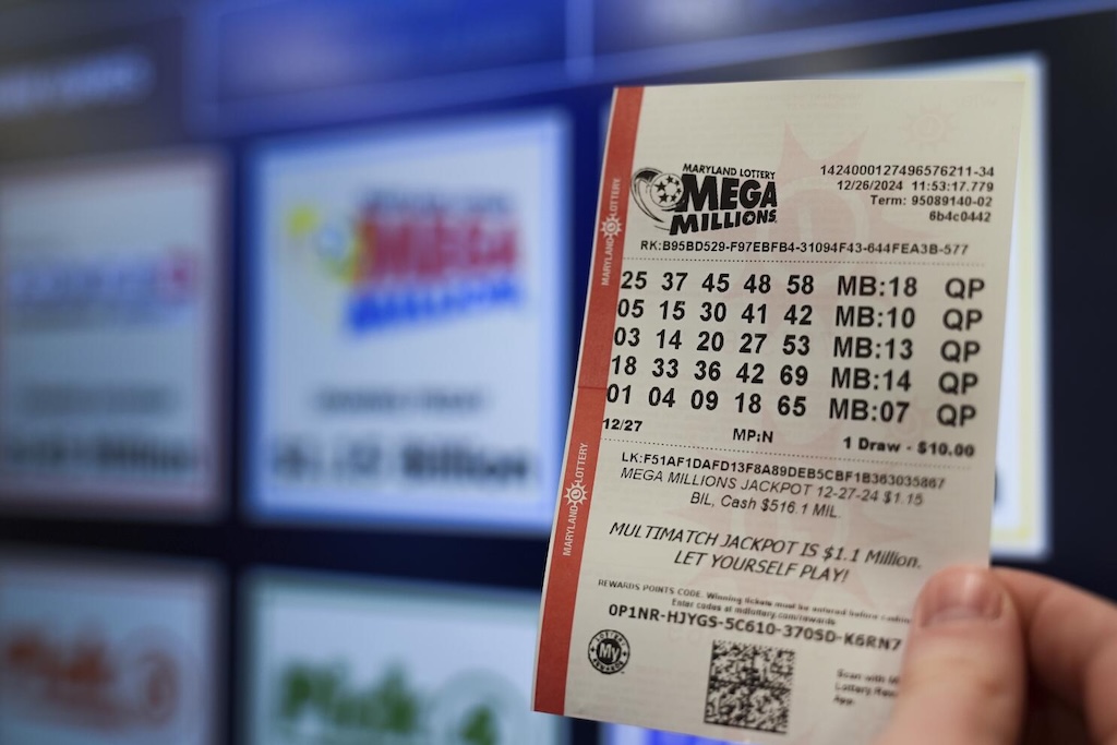 Mega Millions lottery ticket