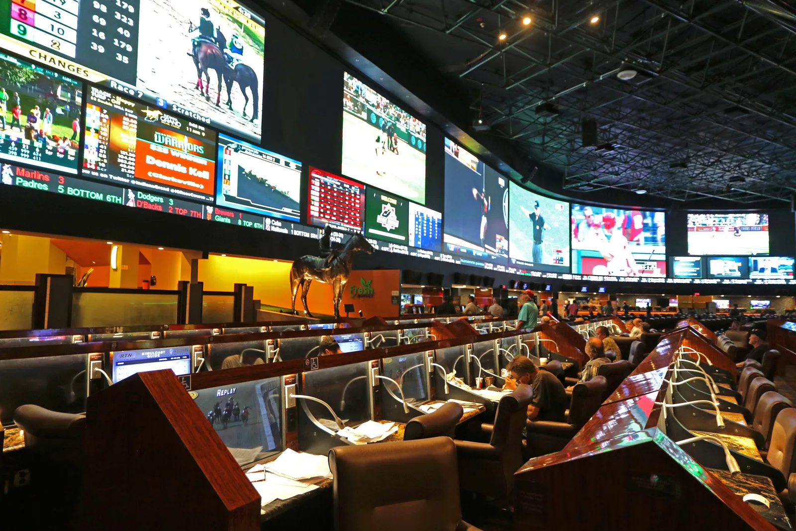 Sports betting casino room